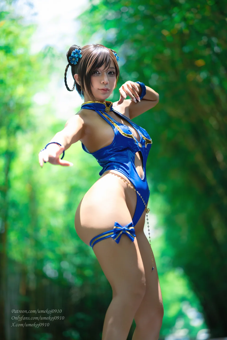 Umeko_J - Chun Li Outfit 4 [98P,8V-1.41GB] tg@simisebaisi 【丝足阁】043.webp